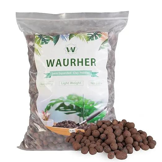 Leca Expanded Clay Pebbles 10LBS Grow Media for Indoor Plants Hydroponic Growing Gardening System Supplies … by GreenHaven Gardens