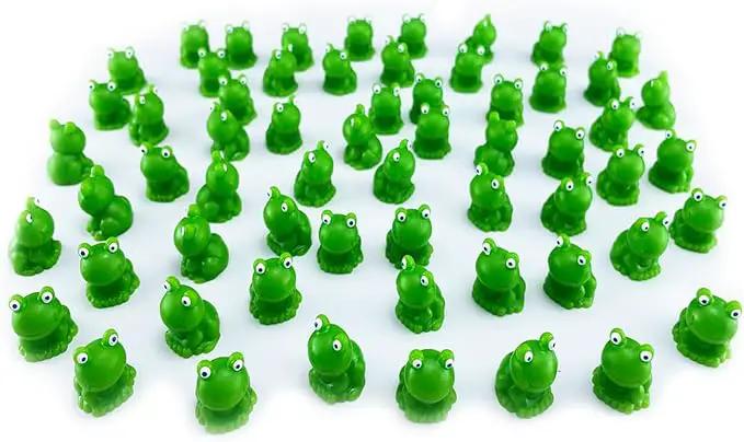 200 Pcs Mini Frog Figurines Mini Resin Frogs Mini Garden Frog Green Frog Figurines for Fairy Home Garden Decor… by GreenHaven Gardens