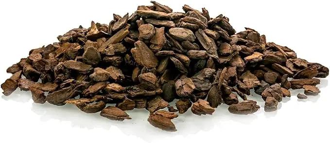 Premium Grade New Zealand Pinus Radiata Bark by Gardenera - Organic Hand Mixed New Zealand Pine Bark for Orchids - Medium Chips 9-12mm - 2 Quart by GreenHaven Gardens
