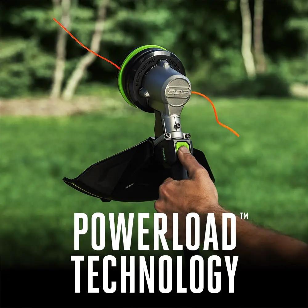 EGO POWER+ String Trimmer, Battery Powered, 16" Trimmer for Weeds and Grass with POWERLOAD, Telescopic Carbon Fiber Shaft, Battery and Charger Not Included - ST1610T by GreenHaven Gardens