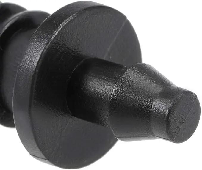uxcell Barb Drip Pipe End Closure Cap 4mm and 8mm Inner Diameter Hose Plug Connector for Garden Agricultural Irrigation System, Plastic 10pcs by GreenHaven Gardens