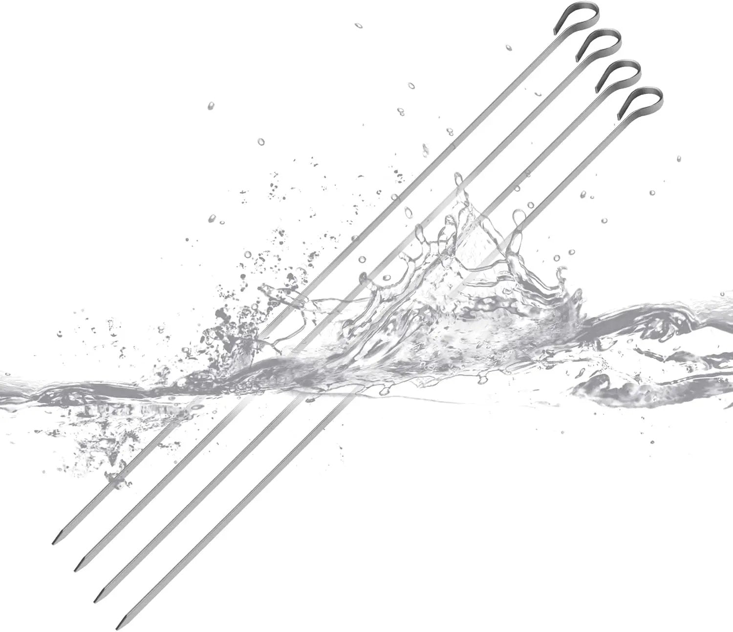 onlyfire Shish Kabob Set with Stainless Steel Ring, Automatic Skewers Turner for Weber 22" Kettle and Other Similar Kettle Grills by GreenHaven Gardens