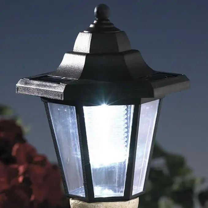 Bits and Pieces - Solar Dog Lantern-Solar Powered Garden Lantern - Resin Dog Sculpture with LED Light (Boston Terrier) by GreenHaven Gardens