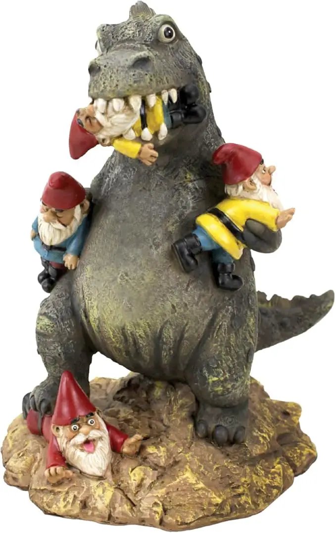 BigMouth Inc Godzilla Garden Gnome Statue, Outdoor Lawn & Yard Monster Figurine Sculpture Decorations, Funny Housewarming Gag Gift by GreenHaven Gardens