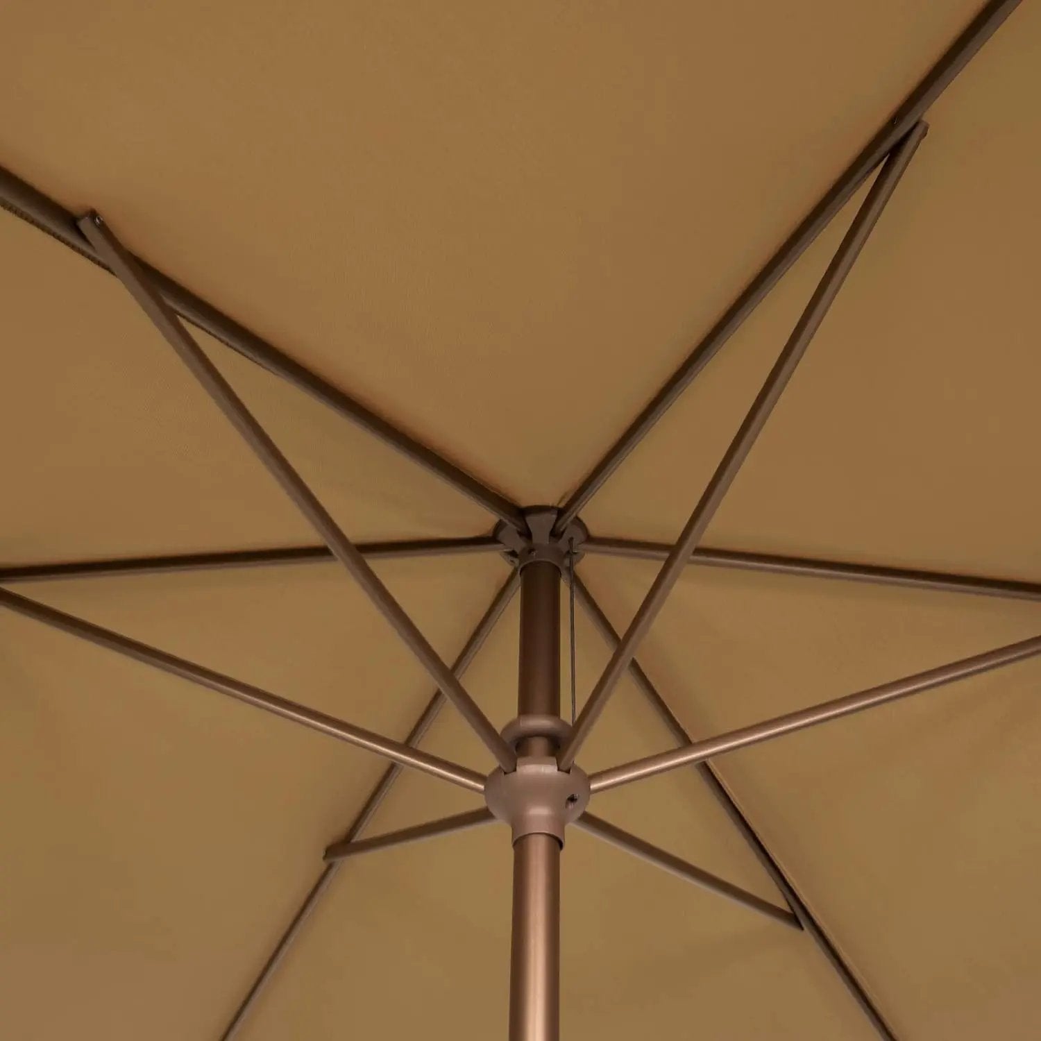 Ogrmar 6.5x10ft Patio Umbrella Rectangular Outdoor Table Umbrella with Crank & Push Button Tilt for Terrace, Backyard, Garden, Courtyard, Swimming Pool, Lawn (Tan) by GreenHaven Gardens