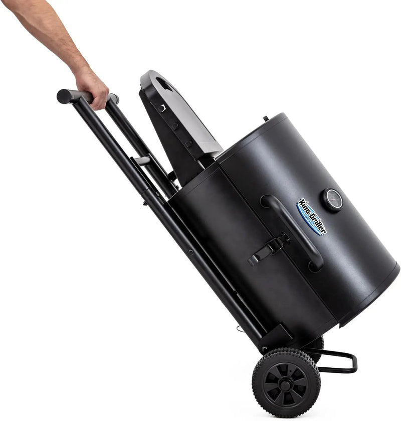 Char-Griller E1816 King-Griller Gambler Portable Charcoal Grill in Black by GreenHaven Gardens