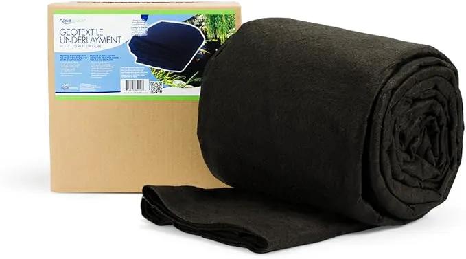 Aquascape Inc 85010 Pond and Water Garden Non-Woven Geotextile Underlayment, 150 sq. ft, Black by GreenHaven Gardens