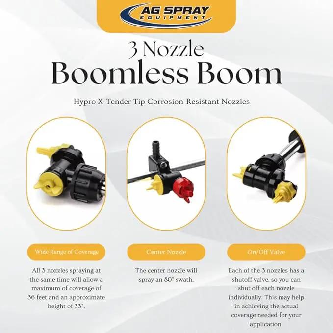 25 Gallon Boomless Spot Sprayer – 4.0 GPM Diaphragm Pump, Deluxe Handgun, 3-Nozzle Boom, 12V ATV Sprayer for Lawn, Garden, Fence Lines, Food Plots & Acreage by GreenHaven Gardens