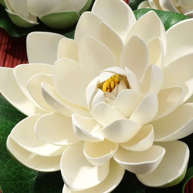 Healifty Artificial Floating Foam Lotus, Simulation Water Plants Ornament Lily Pad for Patio Pond Pool Aquarium Decor 6pcs by GreenHaven Gardens