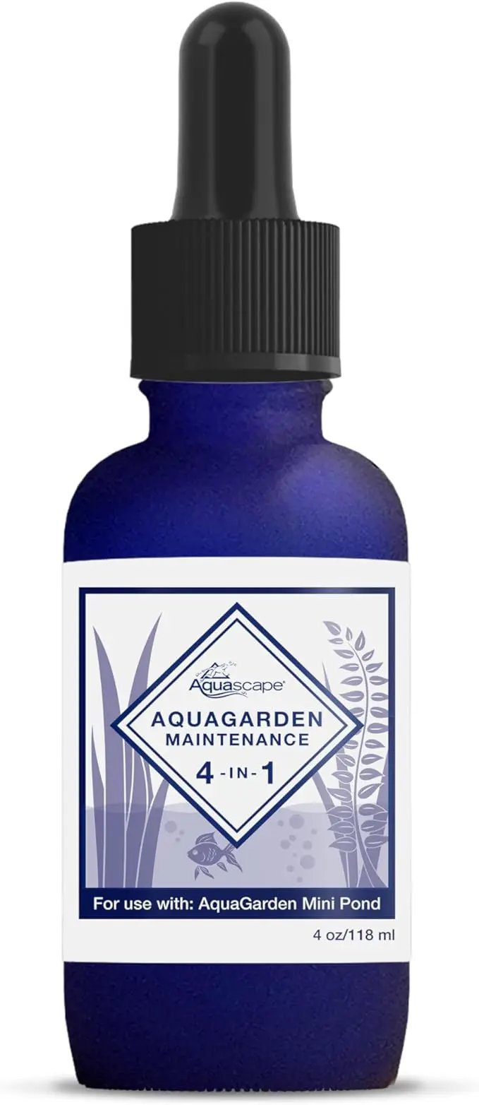 Aquascape AquaGarden Pond and Fountain Maintenance Water Treatment, 4-in-1, 4 oz, 96098 by GreenHaven Gardens