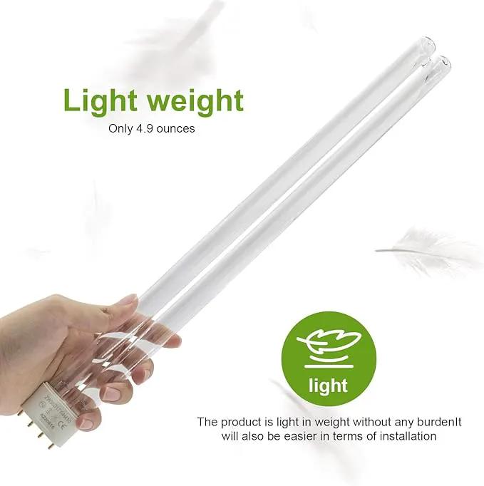 36 Watt UV Bulb Lamp for use with 2G11 (4-pin) Bulb Bases, a Fully Compatible Replacement for Jebao 36W PU-36W Filter(2 pcs) by GreenHaven Gardens