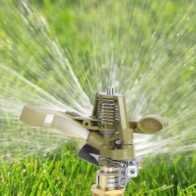 Adjustable Direction Nozzle Spray Aluminium Alloy for Public Green Irrigation, G3/4inch by GreenHaven Gardens