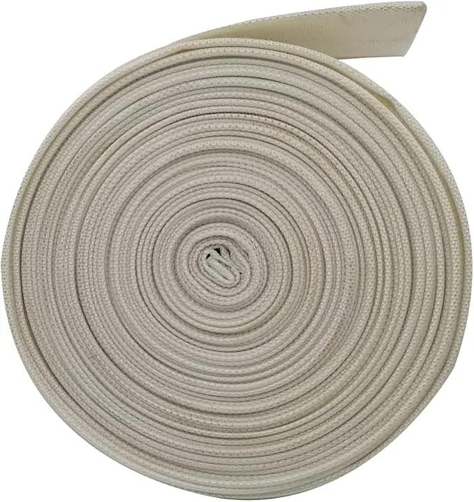2"×98' Heavy Duty Backwash Water Hose with Clamps Fire Hose Lay-Flat Discharge Pumping Hose Garden Hose Pool Cleaning PVC Weather Resistant Hose for Home Agricultural Irrigation Water Transfer by GreenHaven Gardens