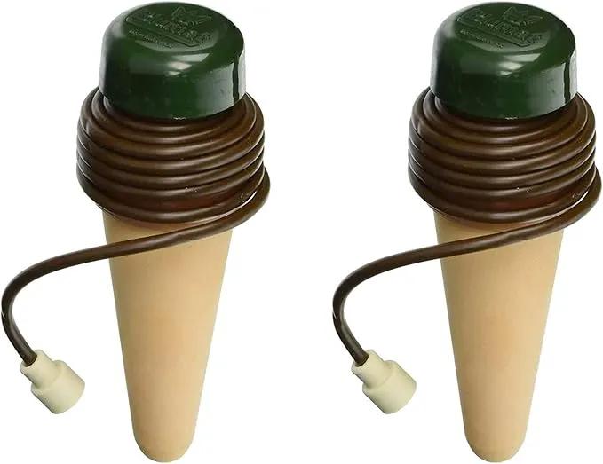 Blumat Plant Watering Devices - Classic XL Self Watering Planter Insert - Automatic Drip Plant Watering Stakes for Pots - Prevents Overwatering and Underwatering for Healthy Growth - 2 Pack by GreenHaven Gardens