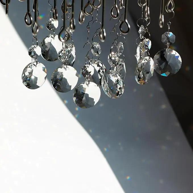 12pcs Crystal Suncatchers, Hanging Crystals Chandelier Prisms for Windows, Rainbow Maker Home Decoration by GreenHaven Gardens