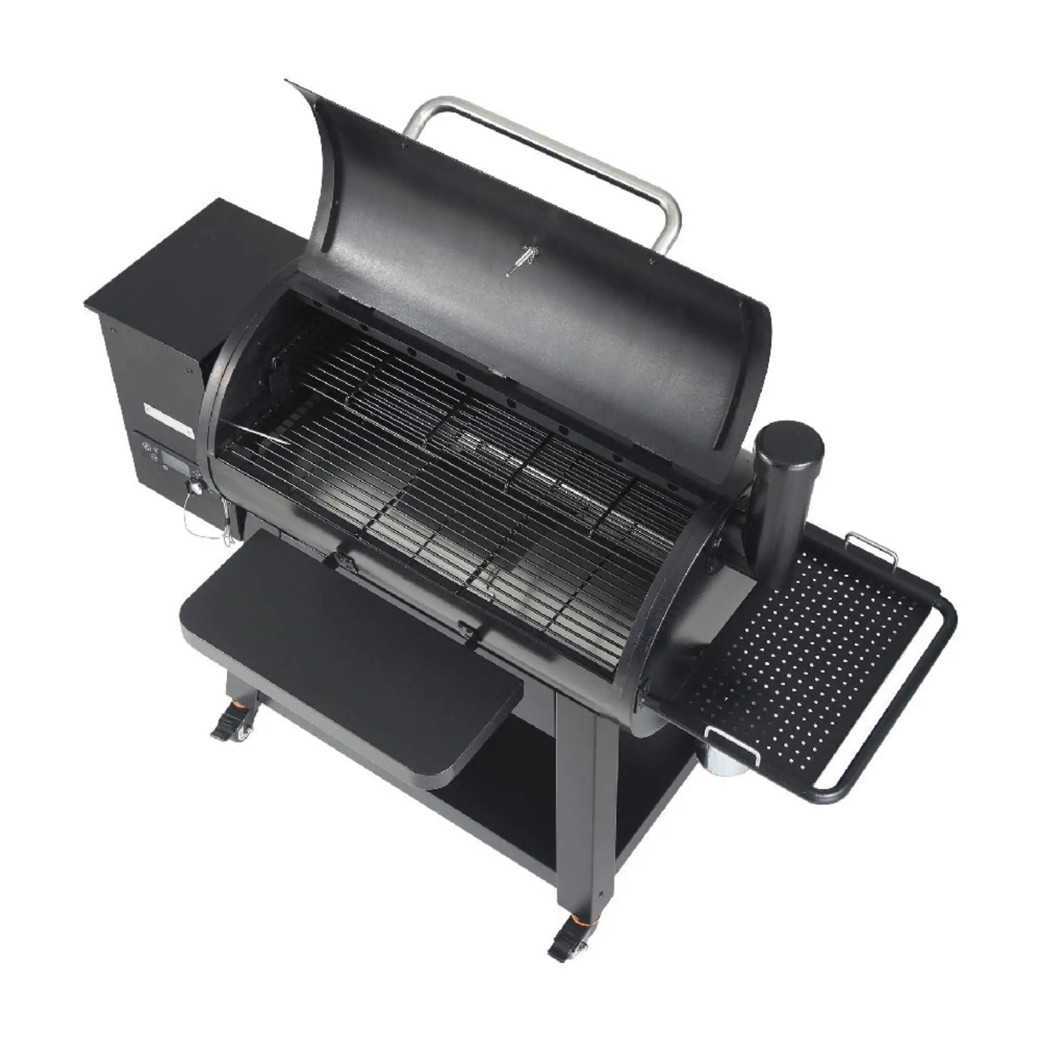 62-Inch Heavy-Duty Portable Wood Pellet BBQ Grill With Cart (SAK91308) by SAKSBY WHOLESALE