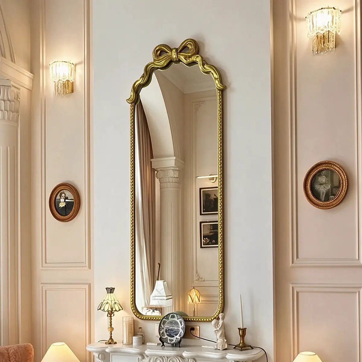 Gold Ornate Full Length Mirror by HouseOfZazla