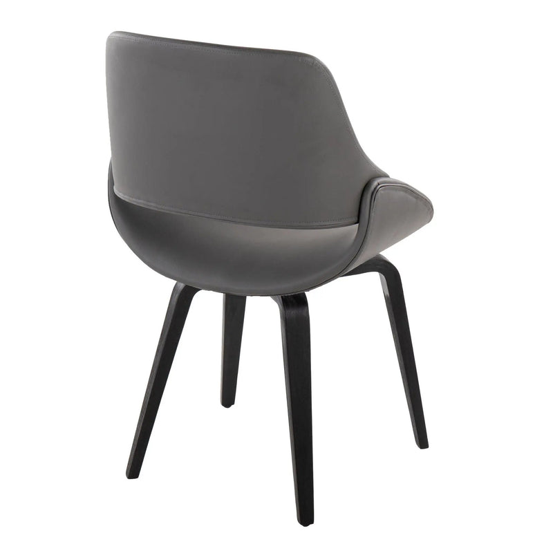 Fabrico - Mid Century Modern Comfortable Design Dining Chair (Set of 2) by HouseOfZazla