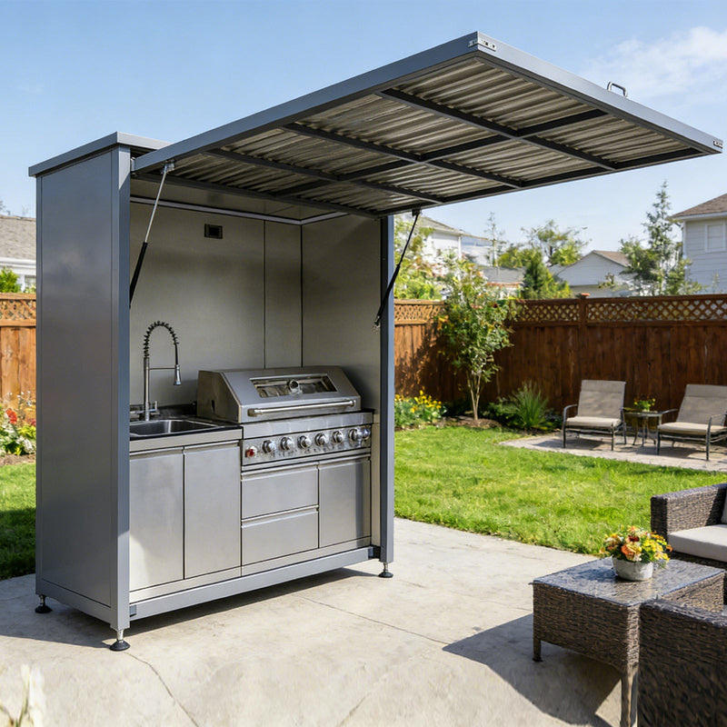 3FTx7FT BBQ House Outdoor Kitchen by HouseOfZazla