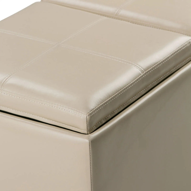 Avalon - 5 Piece Storage Ottoman, Contemporary by HouseOfZazla