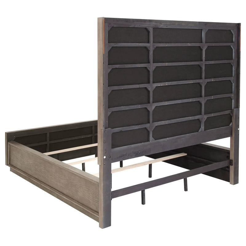 Durango 80-inch California King Panel Bed Taupe Oak by Unique Piece Furniture