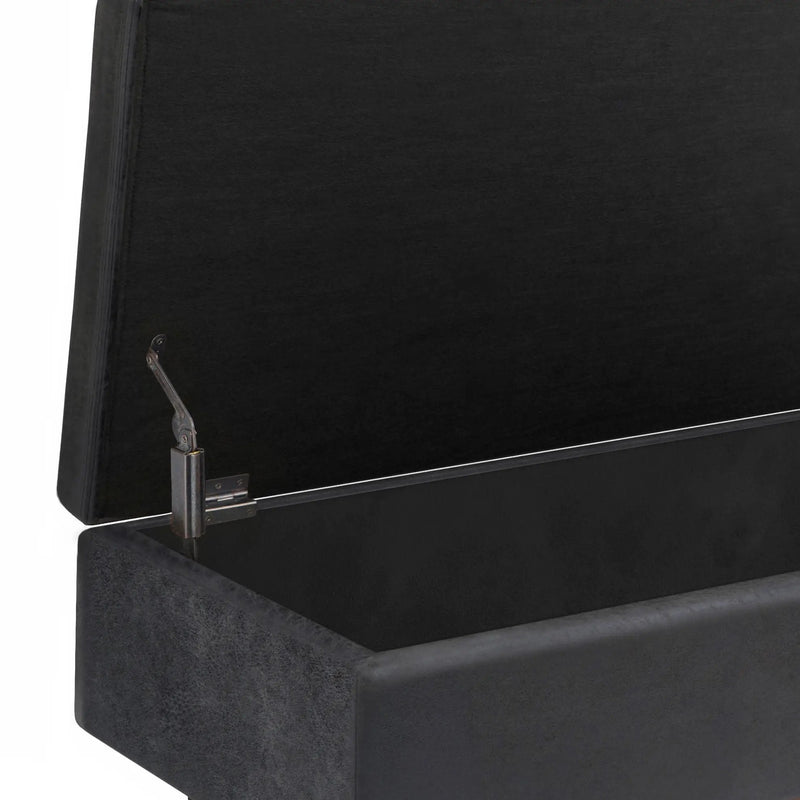 Owen - Upholstered Rectangular Storage Ottoman by HouseOfZazla