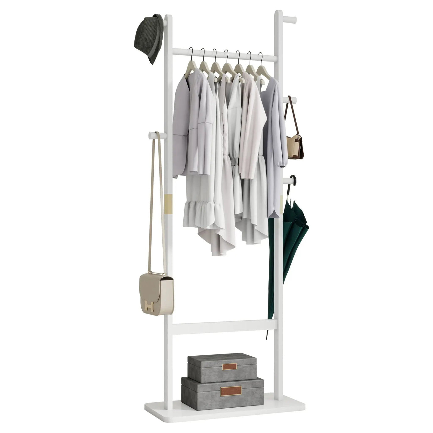 Solid Wood Simple Hat Rack by HouseOfZazla