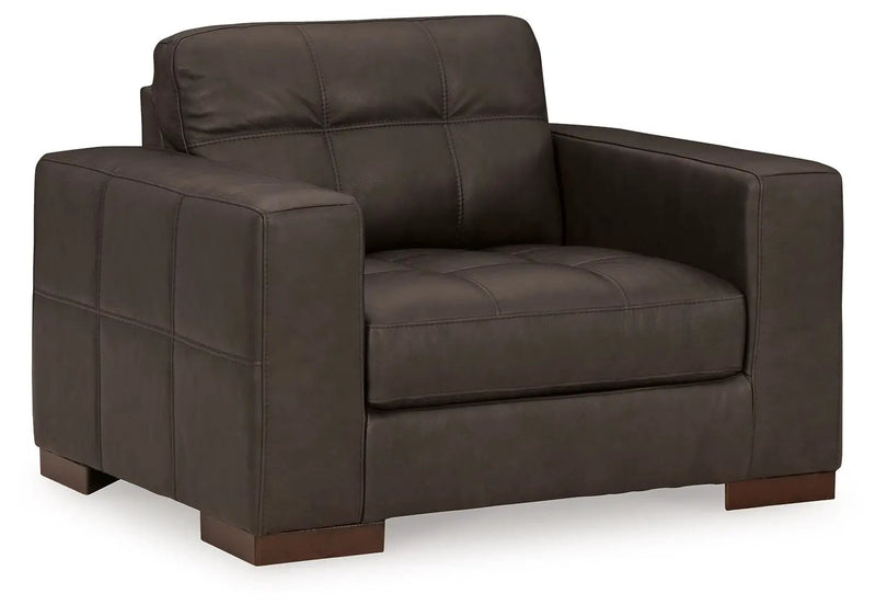 Luigi - Chair And A Half - Thunder by Unique Piece Furniture