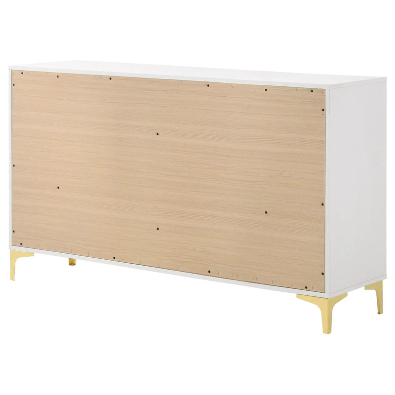 Kendall 6-drawer Dresser White by Unique Piece Furniture