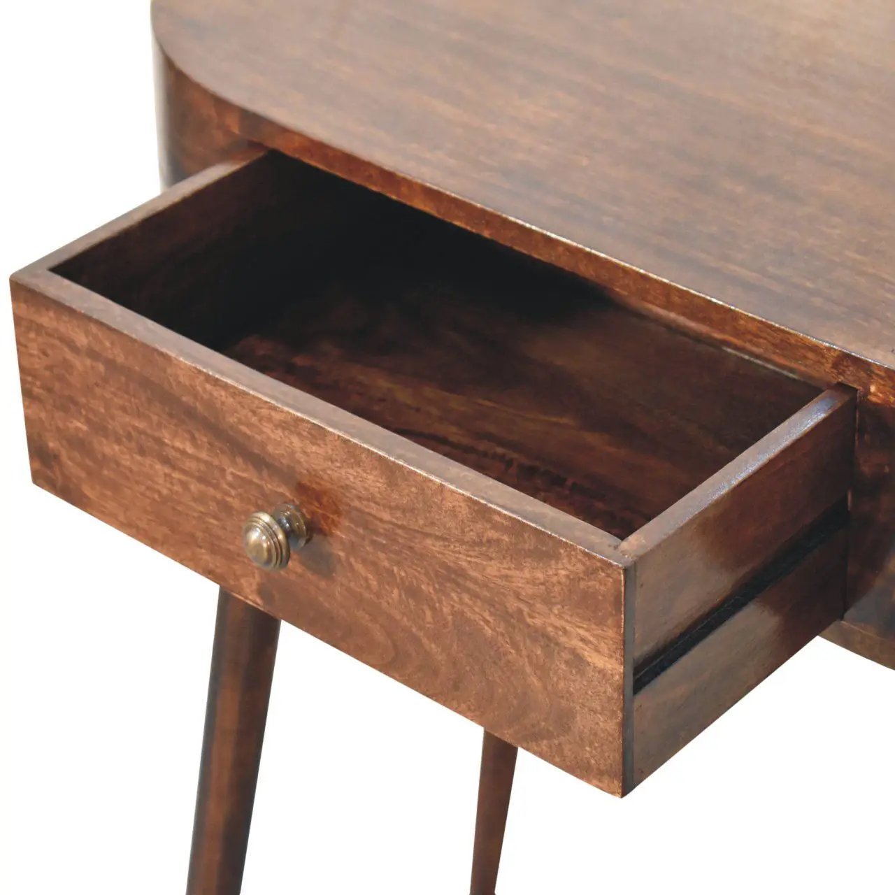 Rounded Wood Table by Unique Piece Furniture