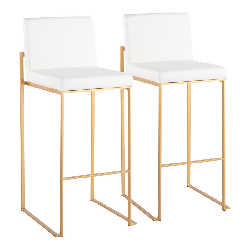 Fuji - Contemporary Design High Back Barstool by Unique Piece Furniture