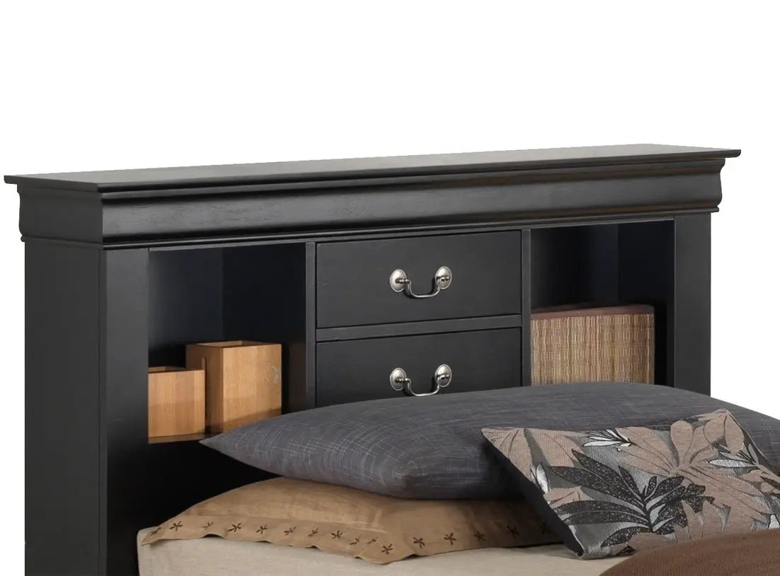 Traditional Style Bookcase Storage Bed by HouseOfZazla