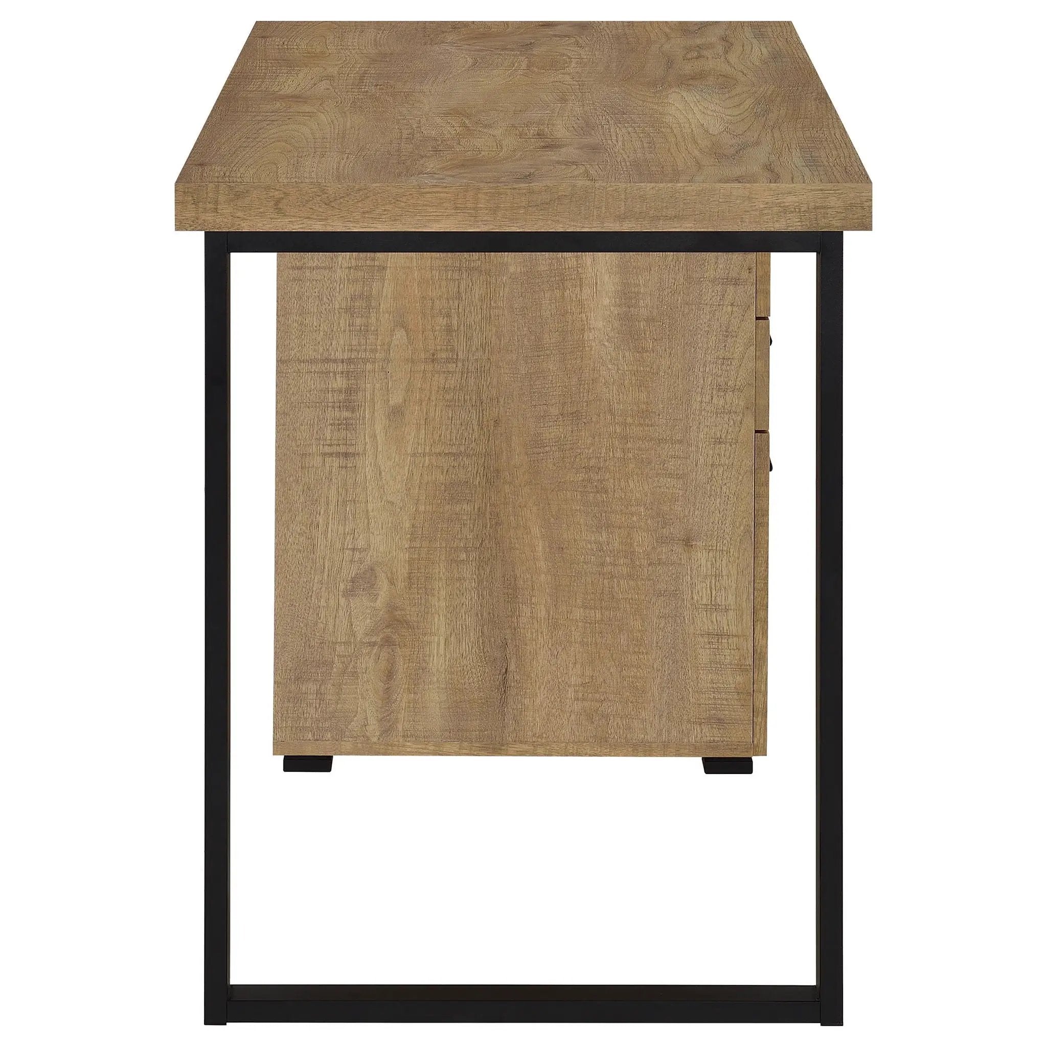 Brennan 47-inch 3-drawer Office Computer Desk Mango by Unique Piece Furniture