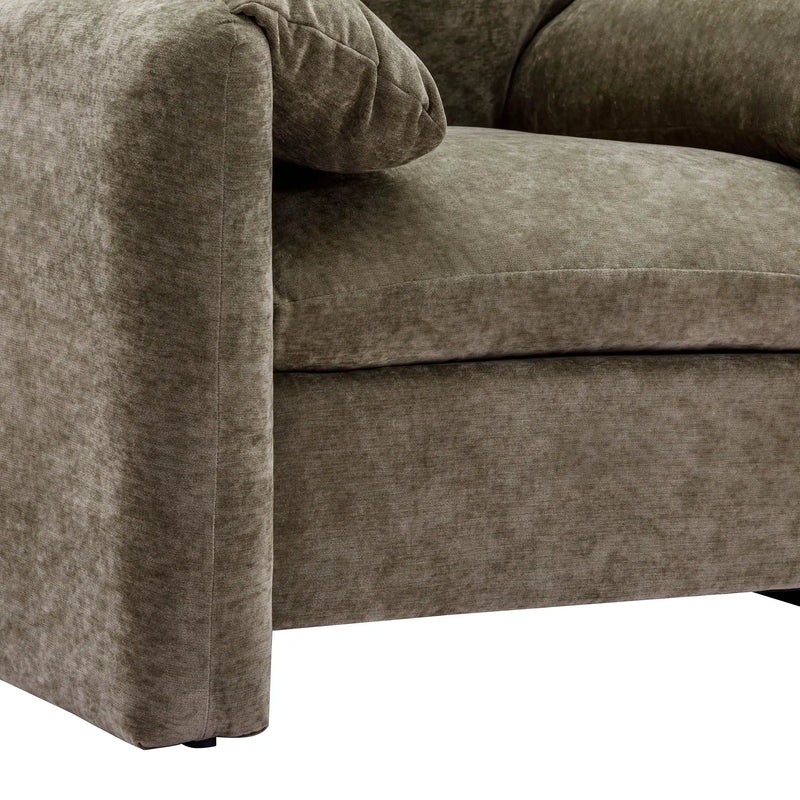 Oversized Accent Single Sofa Lounge Chair - Matcha Green by HouseOfZazla