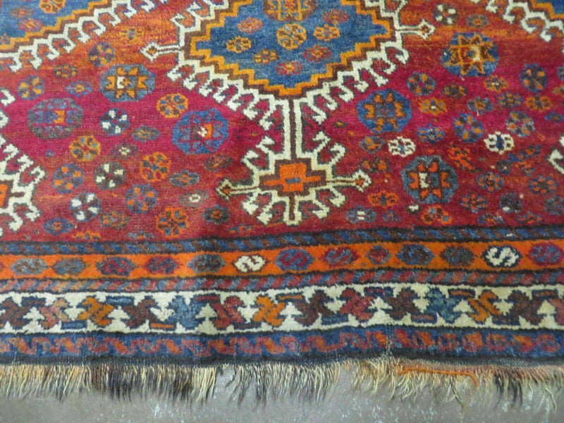 4' X 7' Antique Handmade Tribal Turkish Wool Rug Nice by Jewel Rugs
