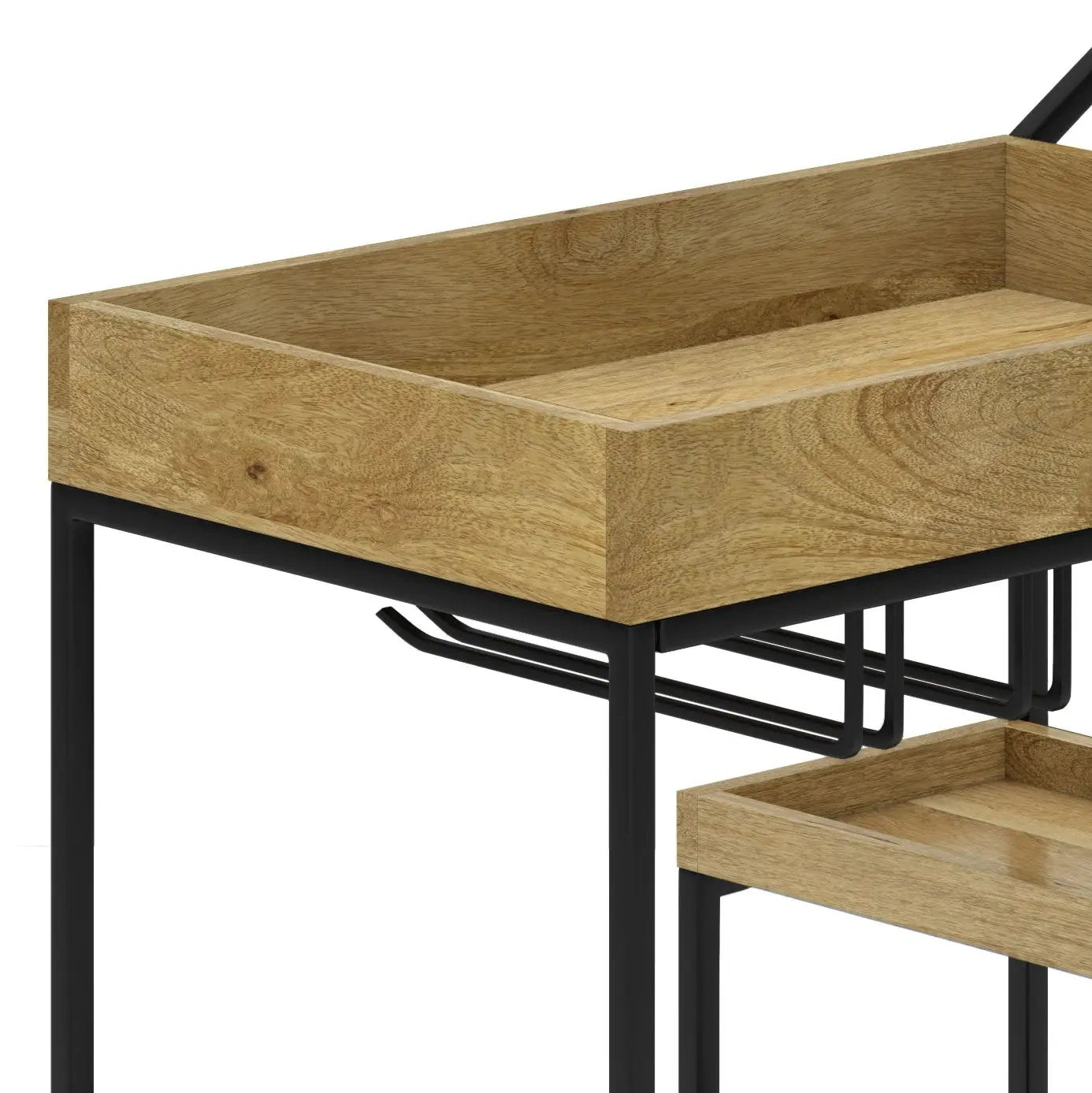 Barnes - Bar Cart - Natural by Unique Piece Furniture