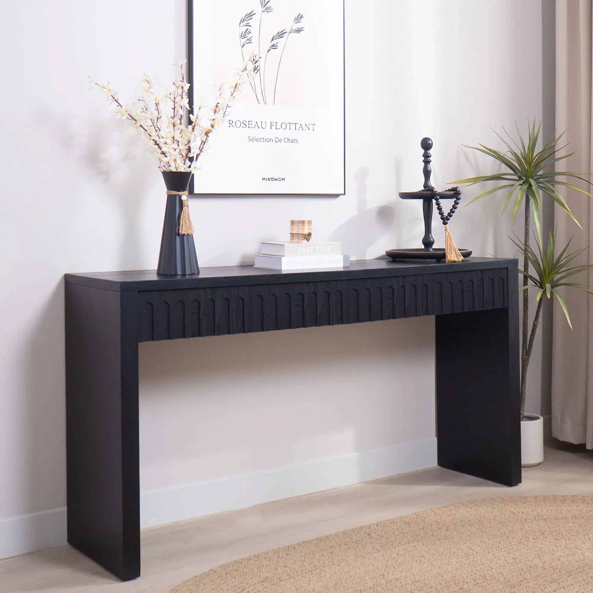Modern Console Table With 4 Drawers, Entryway Table by Unique Piece Furniture
