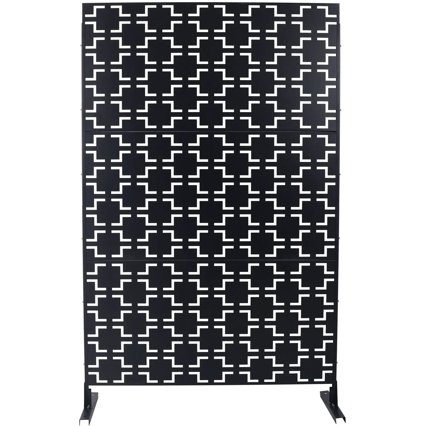 Outdoor & Indoor Metal Privacy Freestanding Decorative Screen by Unique Piece Furniture