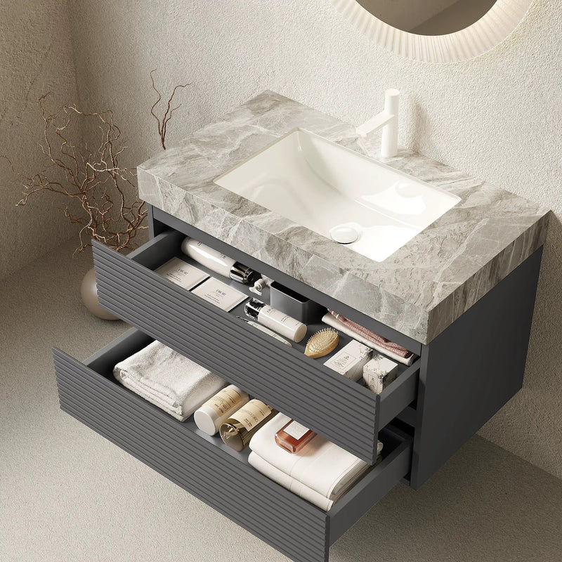 Veno 36" Bathroom Vanity with Undermount Sink by HouseOfZazla