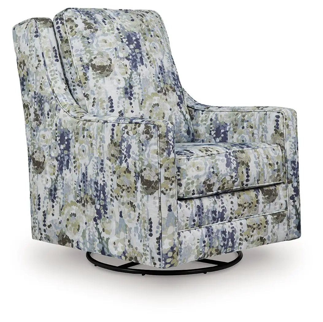Dustinford - Swivel Glider Accent Chair - Multi by Unique Piece Furniture