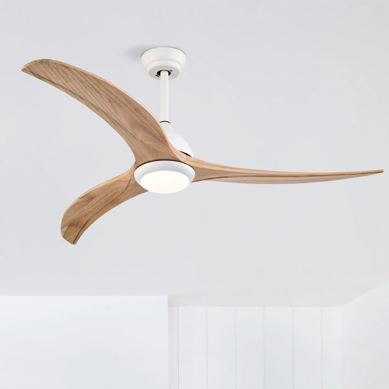 Indoor Outdoor Ceiling Fan With Light With Remote Control, Noiseless Reversible Motor, 6 Speed, 3 Color by HouseOfZazla