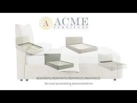 Cheryl - Upholstered Chenille Bed by Unique Piece Furniture