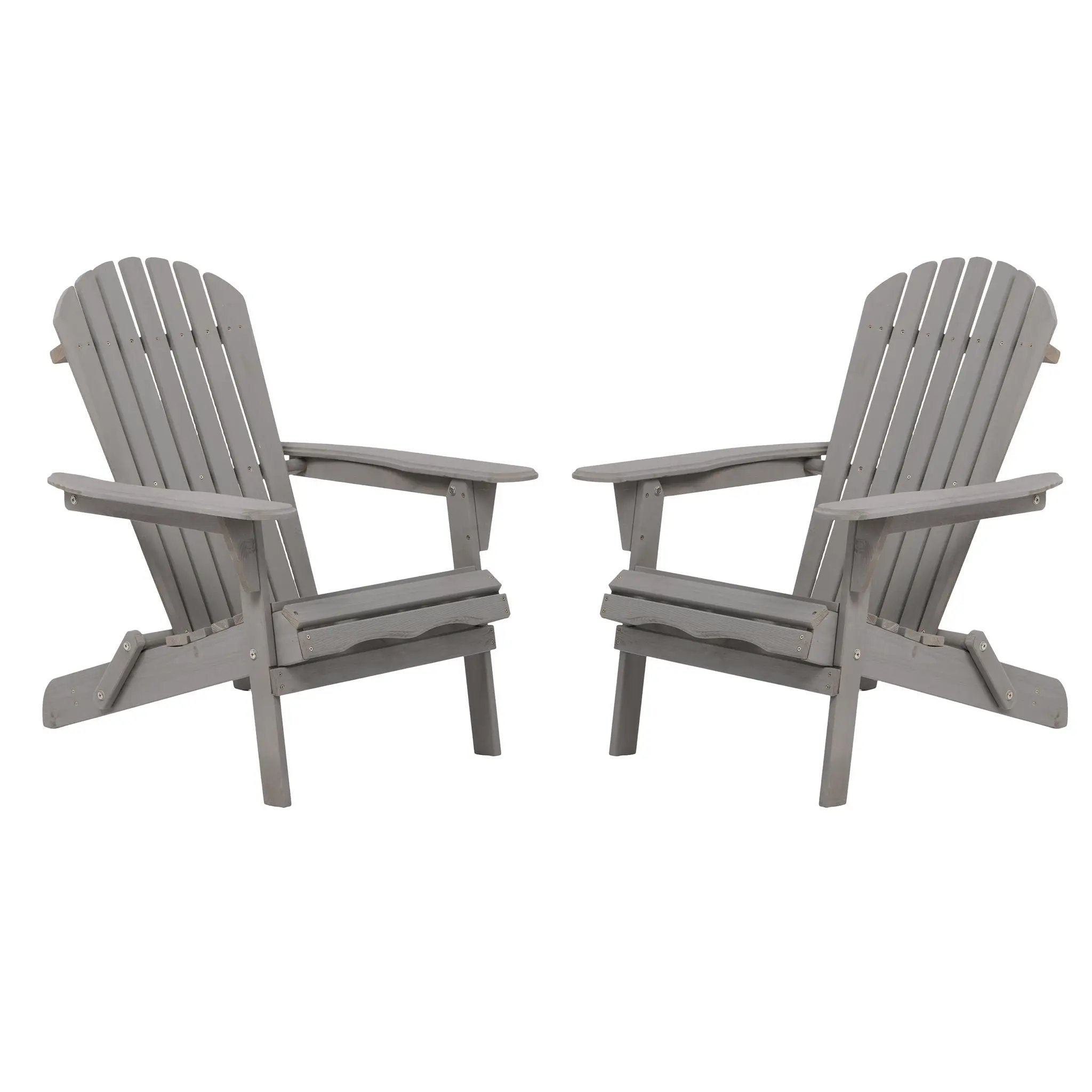 Oversize Outdoor Folding Adirondack Chair, Patio Chair For Garden by HouseOfZazla