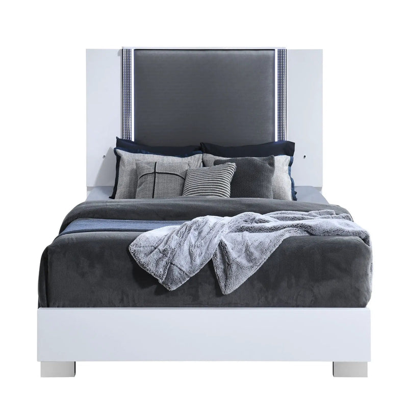 Moon - 5 Pieces Bedroom Set With LED Accent by Unique Piece Furniture