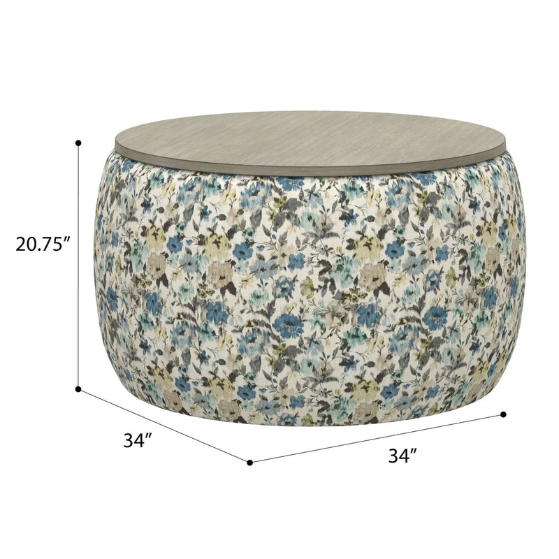 Storage Ottoman - White by Unique Piece Furniture