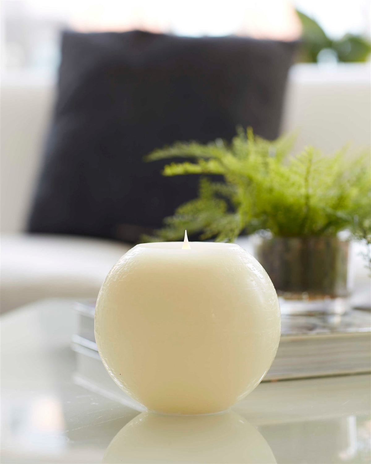 Simplux LED Round Candle with Moving Flame and Remote (Set of 2), photo 2 of 3