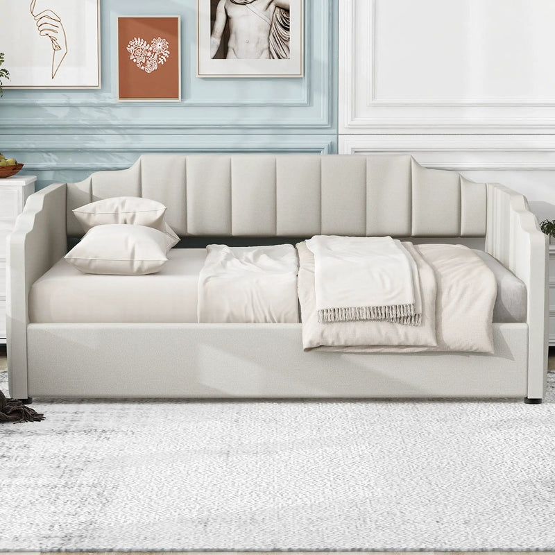 Modern Upholstered Daybed With Underneath Storage by Unique Piece Furniture