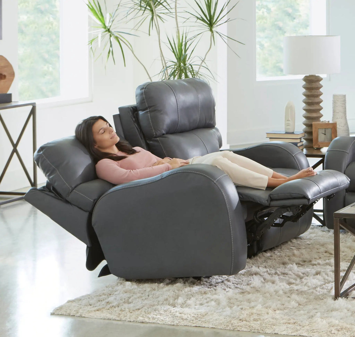 Angelo - Power Reclining Loveseat by Unique Piece Furniture