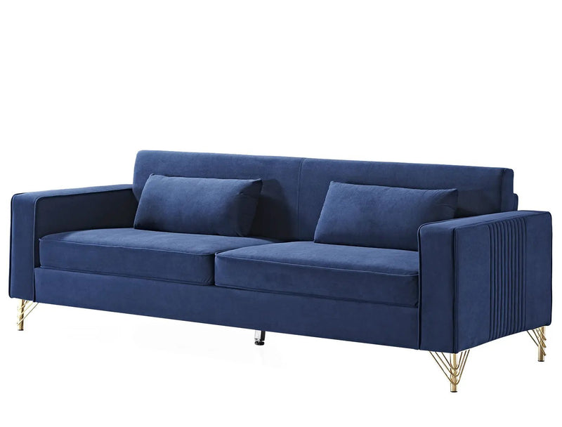 Aesthetic 3 Seater Couch With Classic Modern Appeal And Luxurious Soft Comfort by HouseOfZazla