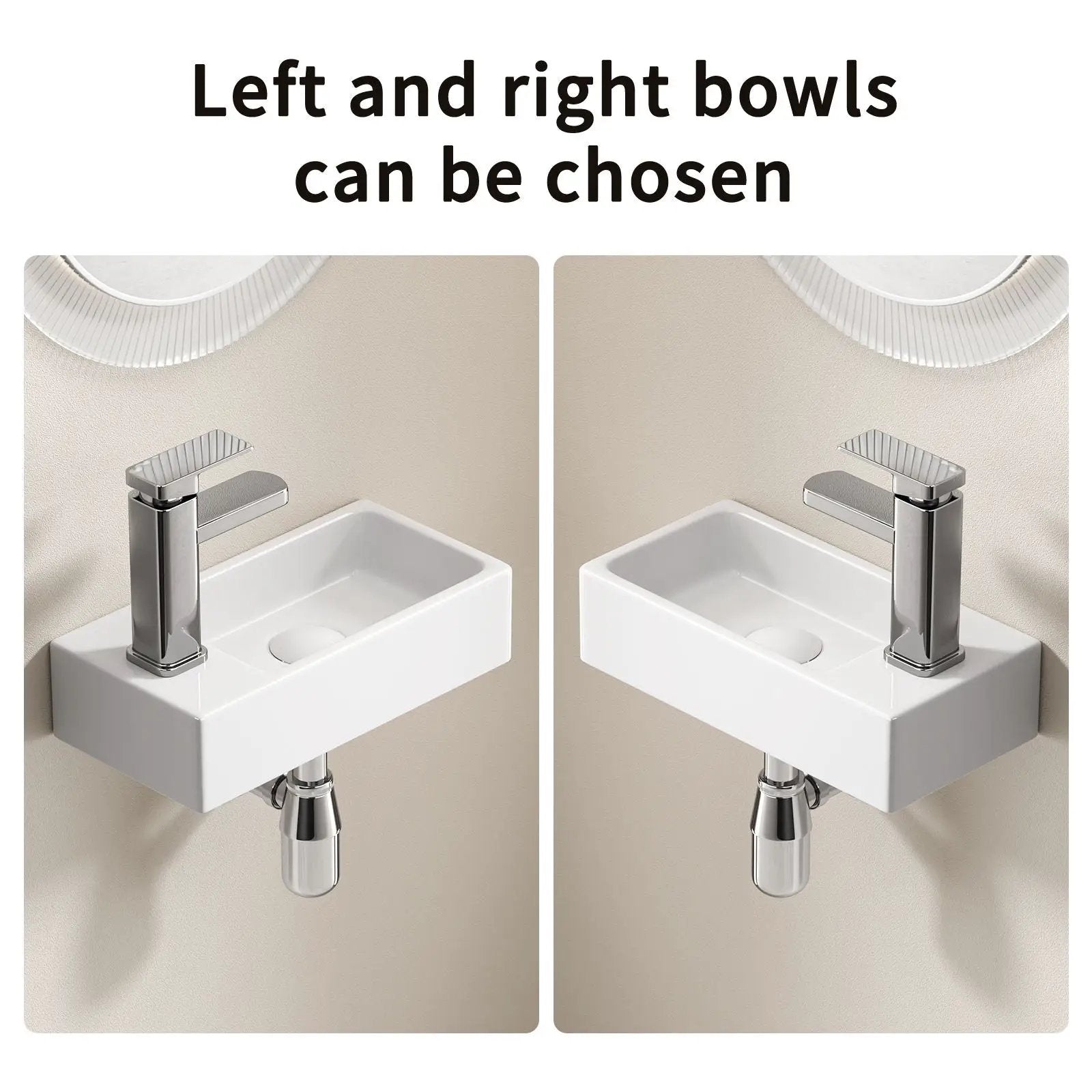 Wall Mounted Bathroom Sink With Faucet And Drain by HouseOfZazla
